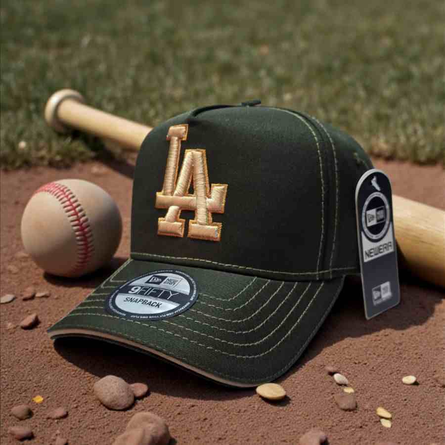 GORRA LOS ANGELES VERDE MILITAR