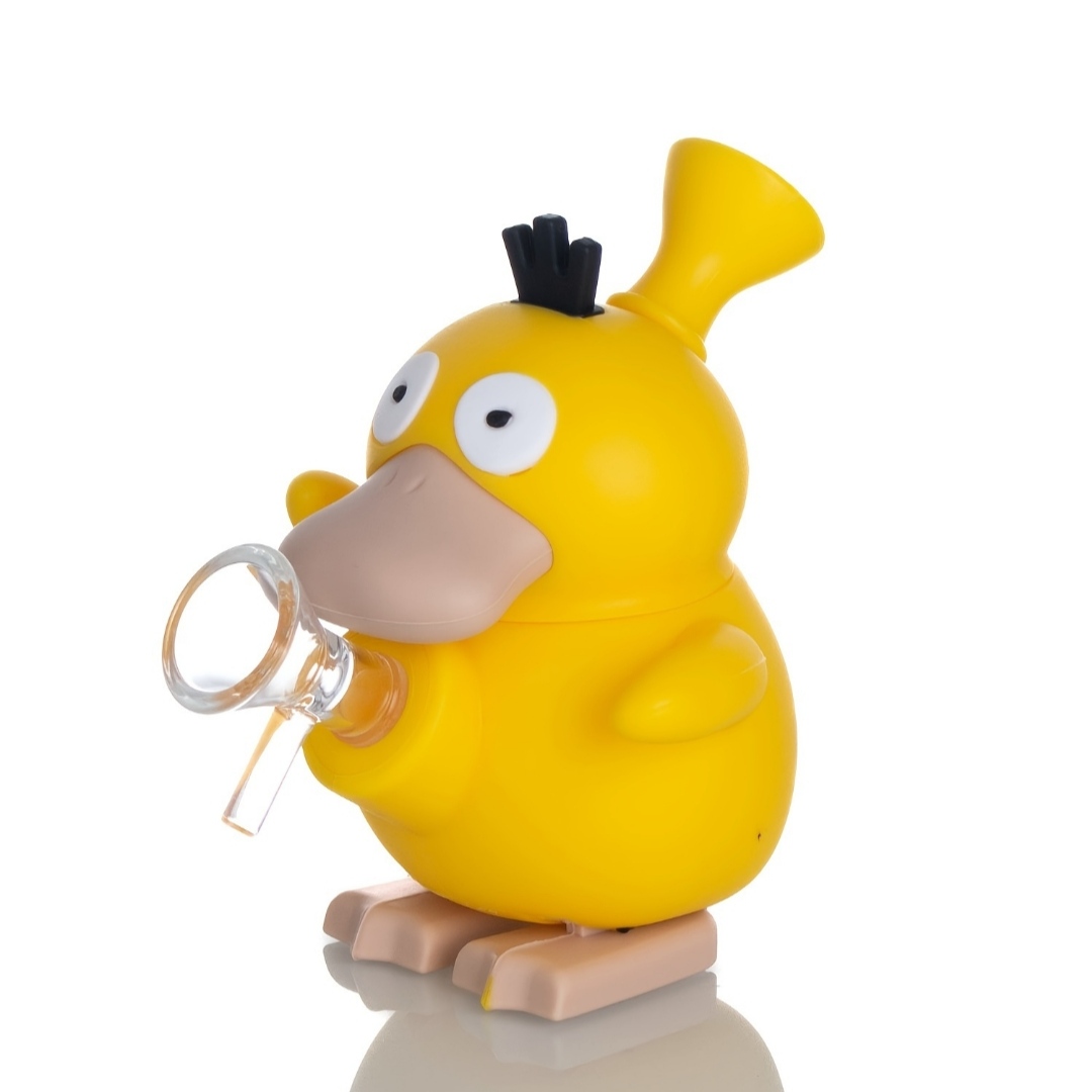 BONG SILICONADO BOQUILLA DE VIDRIO PSYDUCK