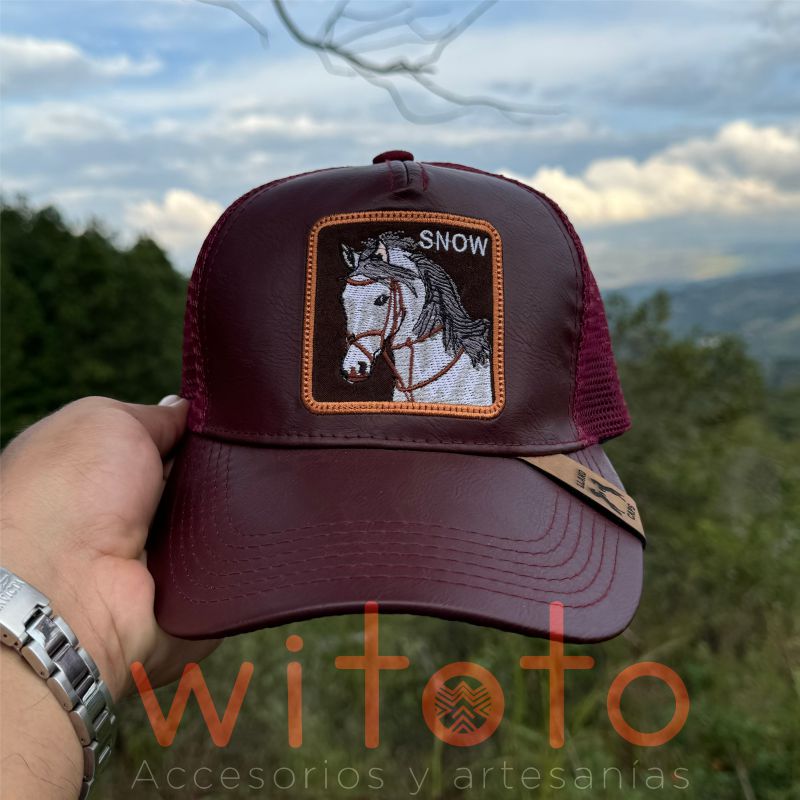 GORRA GOORIN BROS SNOW VINO TINTO