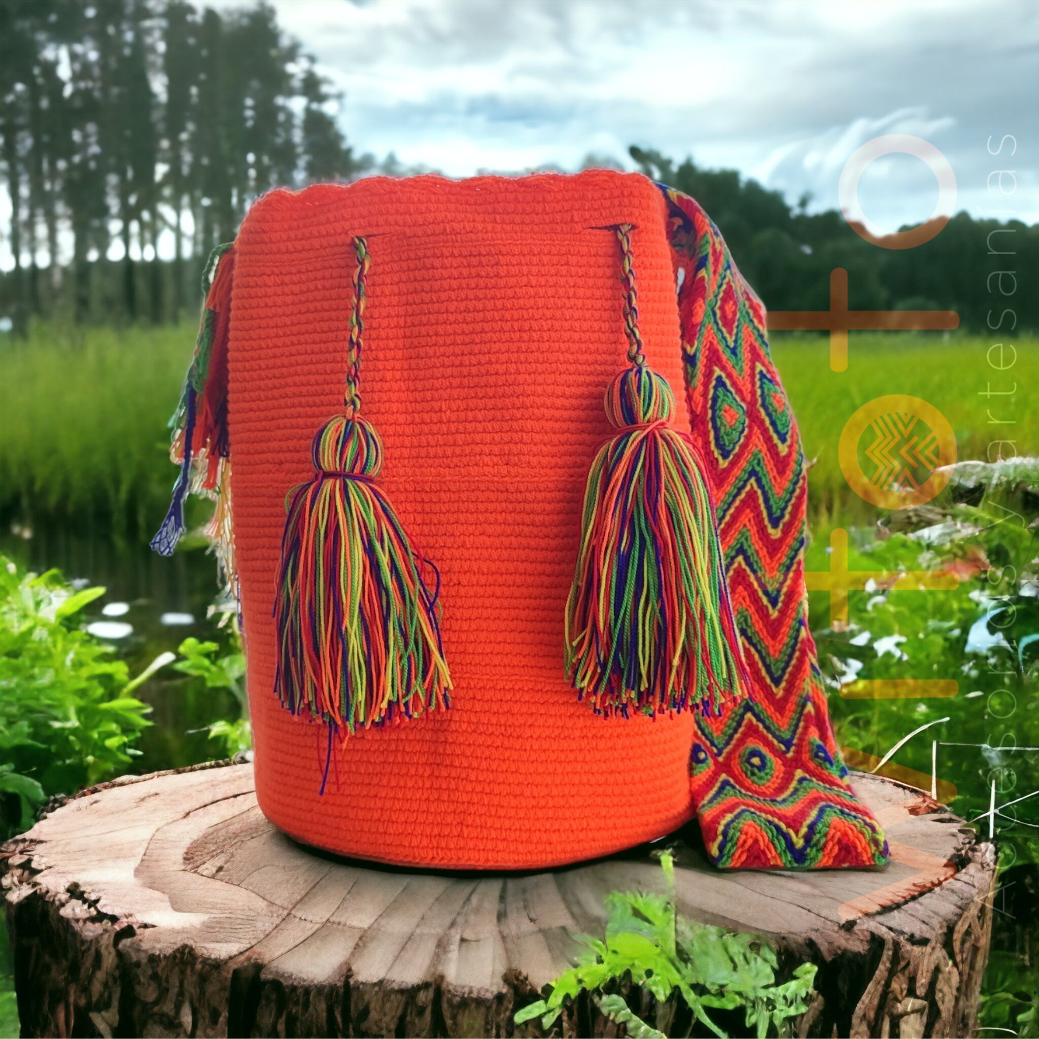 MOCHILA WAYUU NARANJA 2