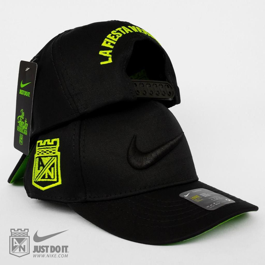 GORRA NIKE ATLETICO NACIONAL NEGRA