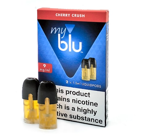 MYBLU CAP X2 CHERRY CRUSH 9MG-ML