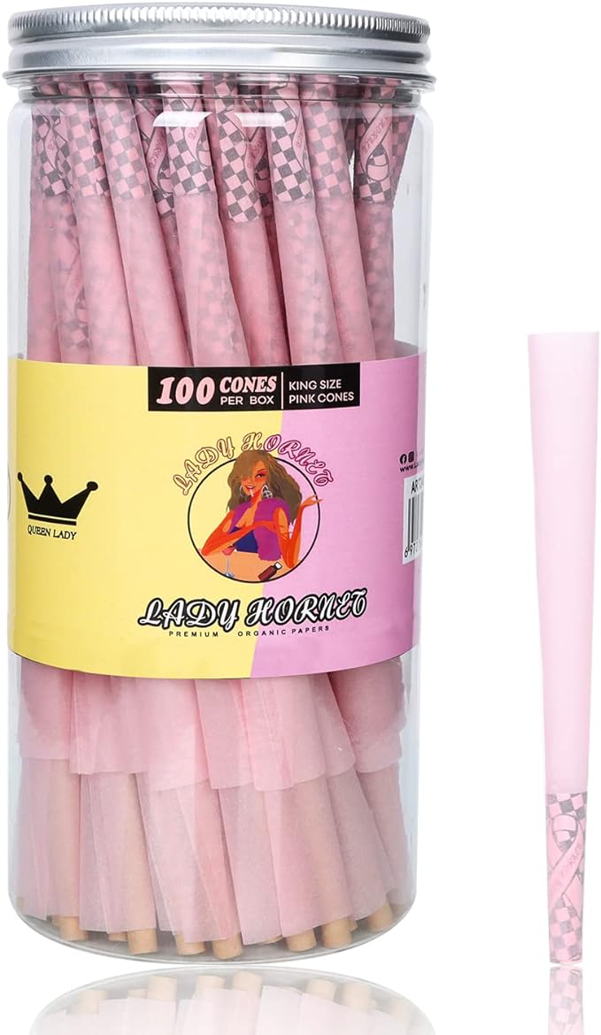 PAQUETE DE CONOS X 100 LADY HORNET ROSADO