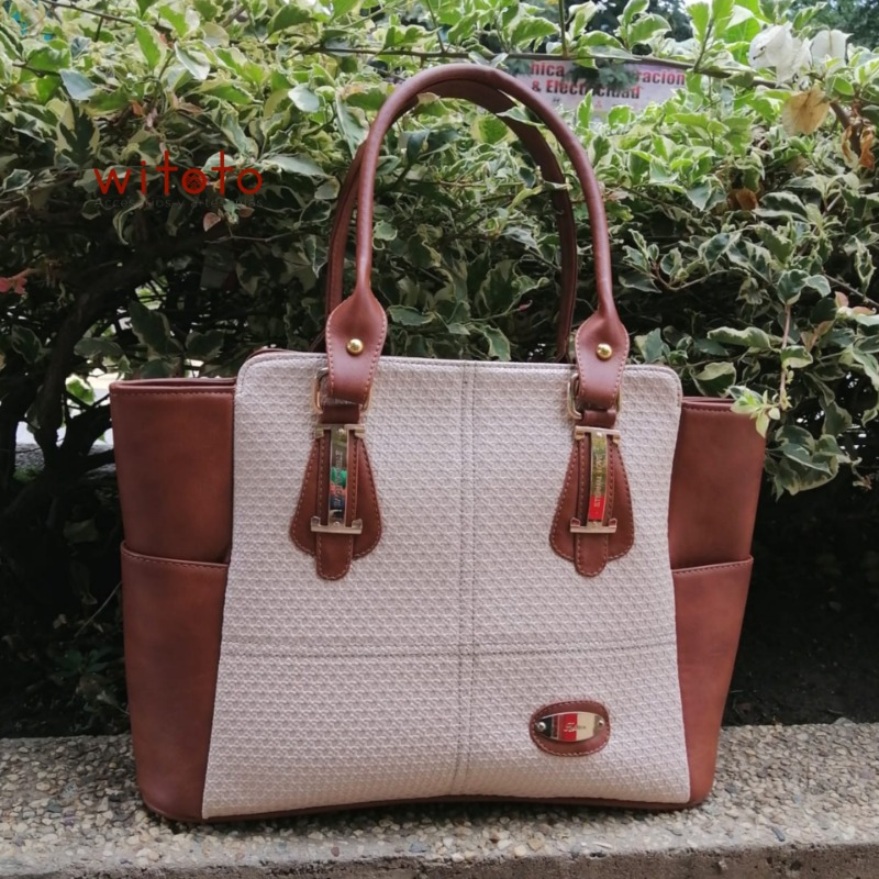 BOLSO DAMA FASHION CAFE - BEIGE