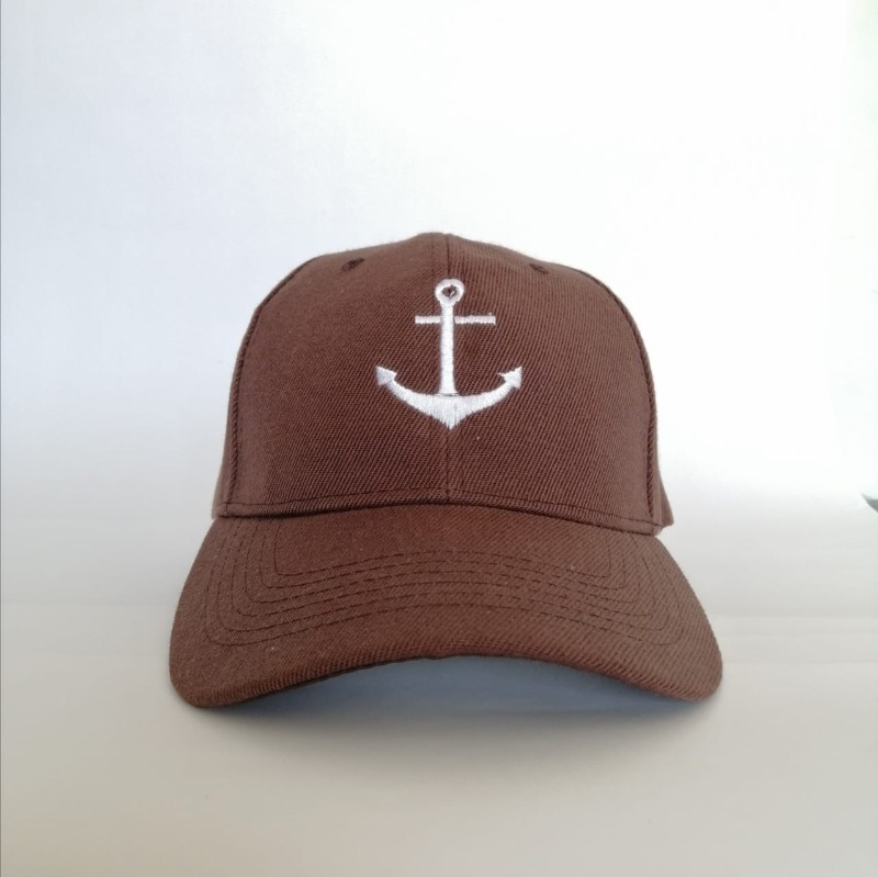 GORRA ANCLA CAFE