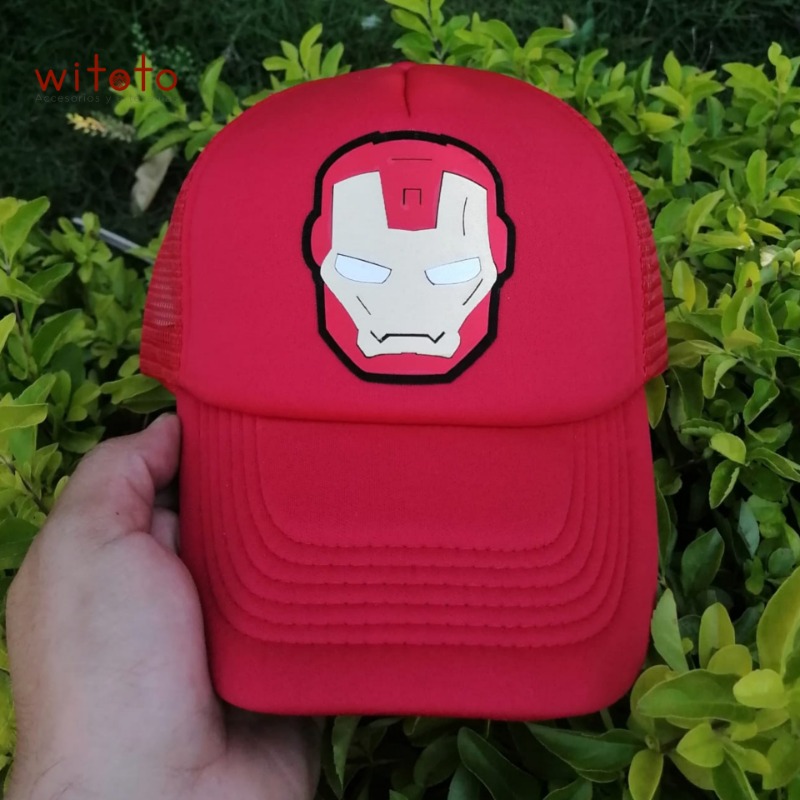 GORRA IRON MAN ROJA