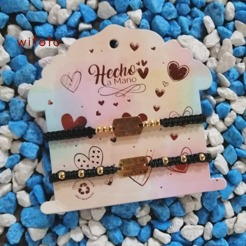 PULSERAS DE PAREJA TODO LO QUE NECESITO ERES TU