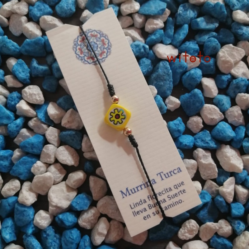 PULSERA MURRINA TURCA AMARILLA