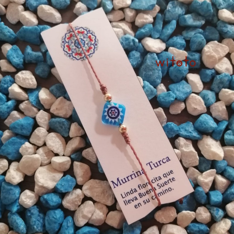 PULSERA MURRINA TURCA CELESTE