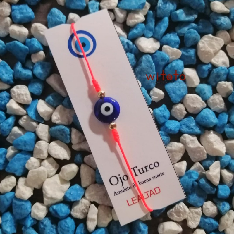 PULSERA OJO TURCO AZUL