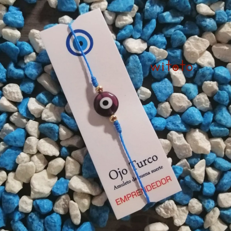 PULSERA OJO TURCO MAGENTA