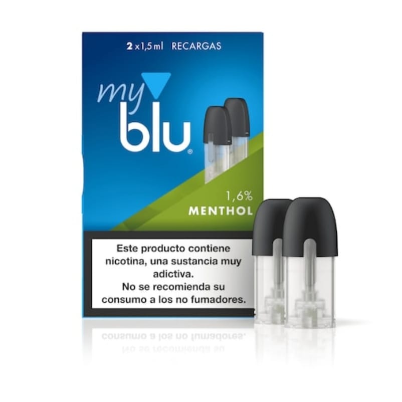 MYBLU CAP X2 MENTHOL 1.6%