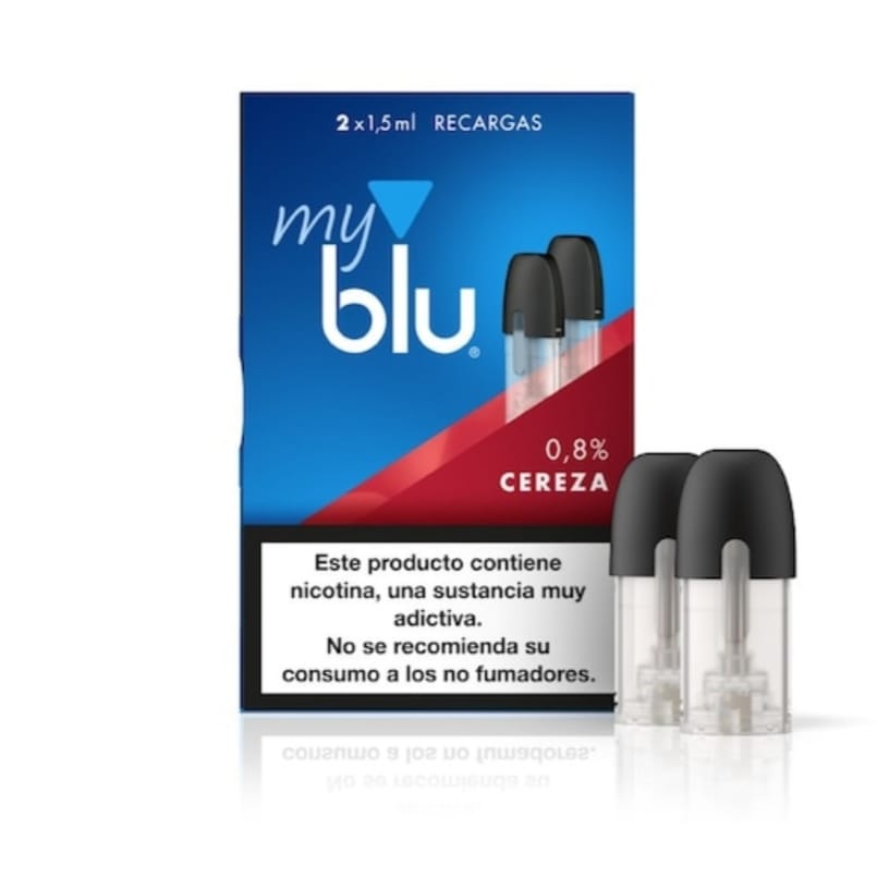 MYBLU CAP X2 CEREZA 0.8%