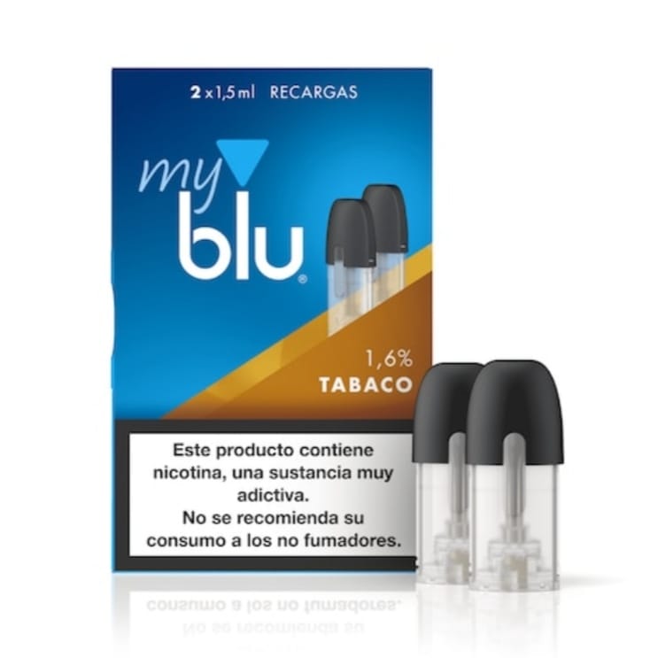 MYBLU CAP X2 TABACO 1.6%