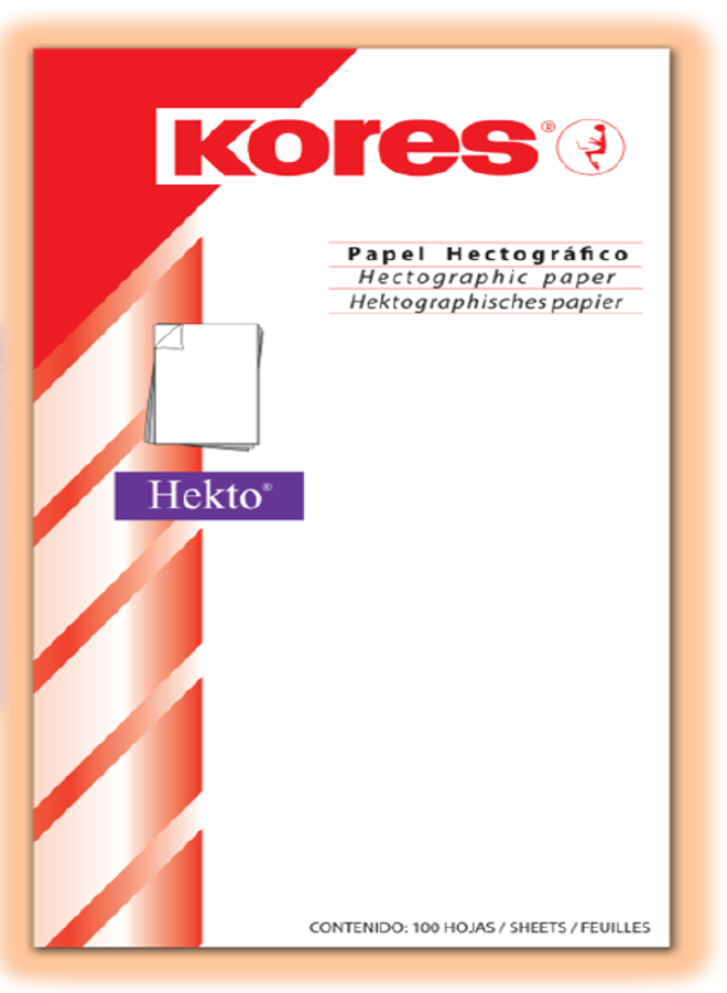 PAPEL HECTOGRÁFICO KORES