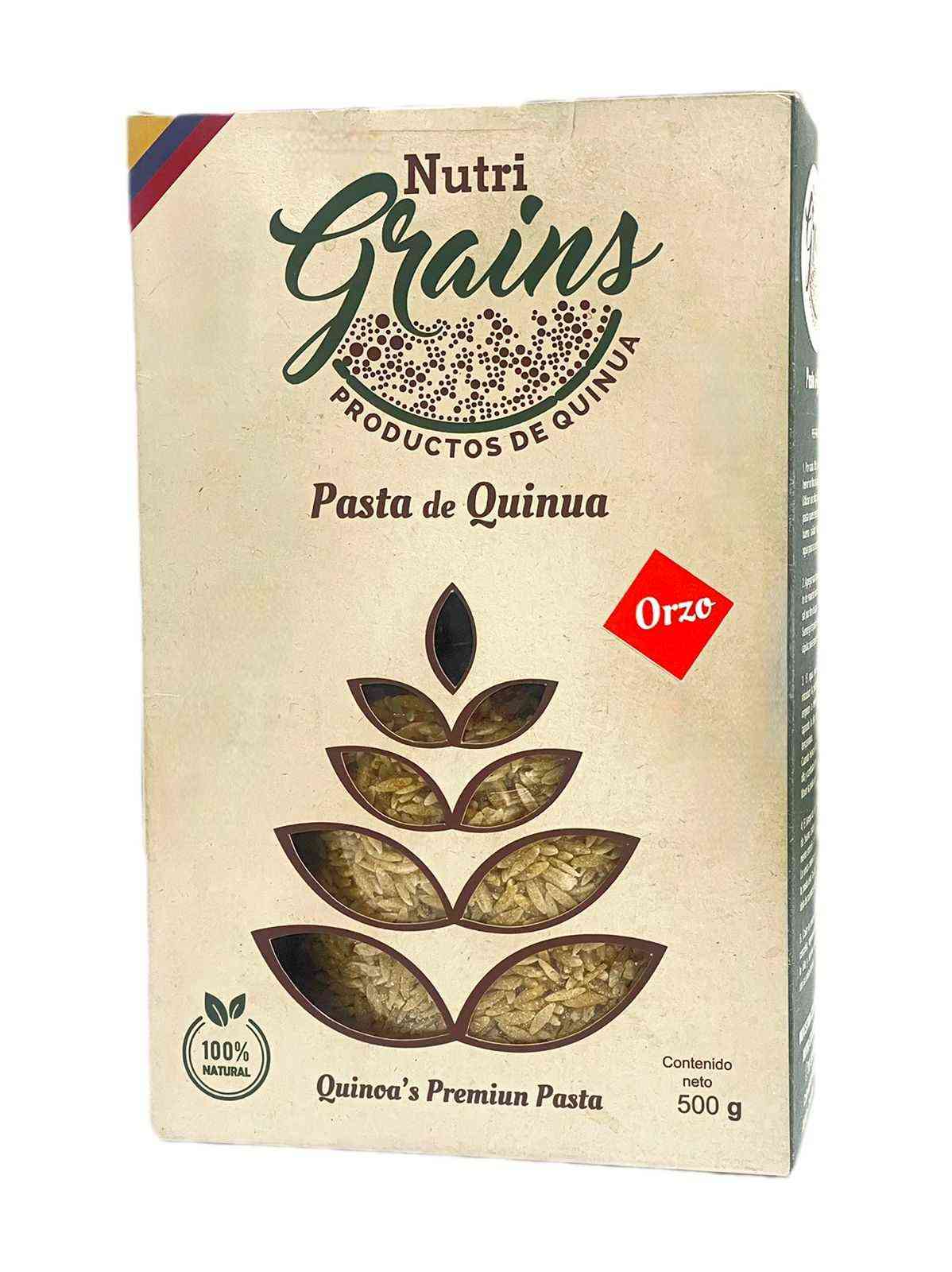PASTA DE QUINOA TIPO ORZO X 500GR - NUTRI GRAINS