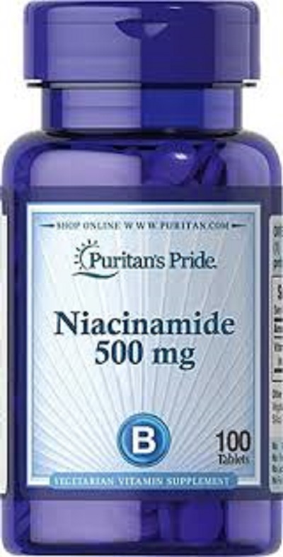 NIACINAMIDE DE 500 MG. 100 CAPSULAS ANTIARRUGAS