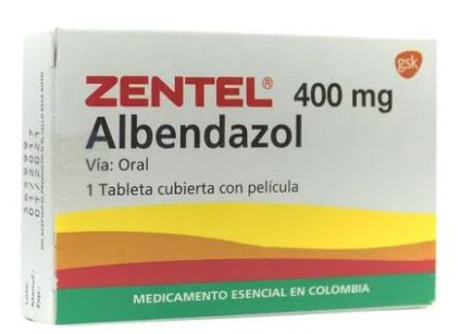 ZENTEL 400 mg x 1 TABLETA