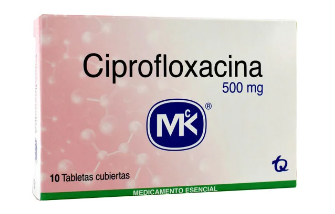 CIPROFLOXACINO 500 mg CAJA X 10 TABLETAS MK
