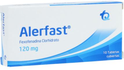 ALERFAST 120 mg X 10 TABLETAS