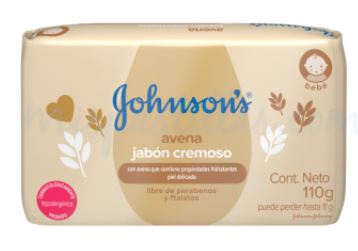 JABON JOHNSONS CREMOSO AVENA X 110 g
