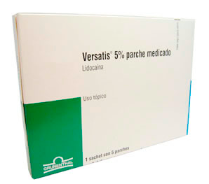 VERSATIS 5% PARCHE MEDICADO CAJA X 5 PARCHES