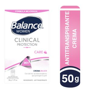 DESODORANTE CREMA INVISIBLE BALANCE CLINICAL WOMEN X 50 g