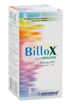 BILLOX FRASCO X 30 TABLETAS MASTICABLES