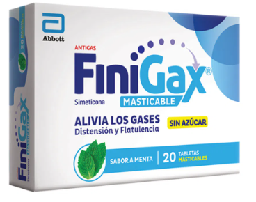 FINIGAX CAJA X 20 TABLETAS MASTICABLES SABOR A MENTA