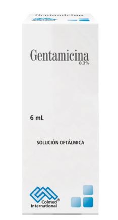 GENTAMICINA GOTAS 0.3% X 6 ML (COLMED)