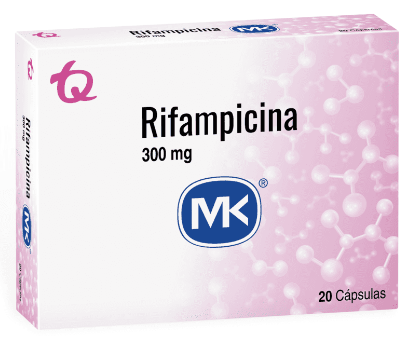 RIFAMPICINA 300 mg X 20 CÁPSULAS MK