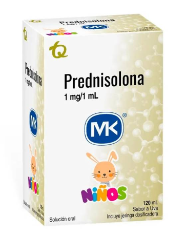 PREDNISOLONA 1 mg JARABE X 120 ml MK