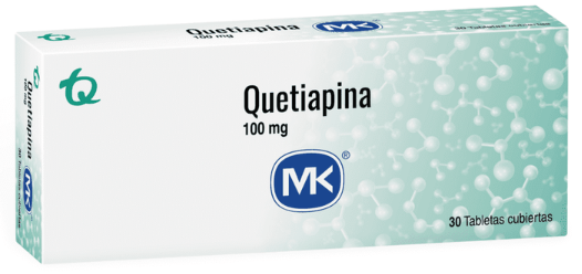 QUETIAPINA 100 mg X 30 TABLETAS MK
