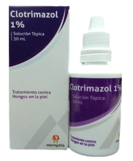 Clotrimazol solución topica X 30 ml MEMPHIS