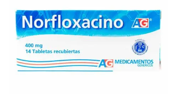 Norfloxacino 400 mg x 14 tabletas AG