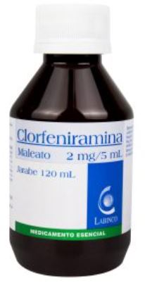 CLORFENIRAMINA 2mg/ 5ml  JARABE X 120 ml (LABINCO)