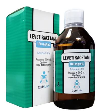 Levetiracetam 100mg solucion oral x 300 ml cyhlab