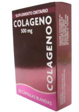 COLAGENO HIDROLIZADO  500 mg X 30 CÁPSULAS BLANDAS