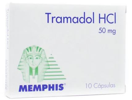 TRAMADOL 50 mg CAJA X 10 CÁPSULAS (MEMPHIS)