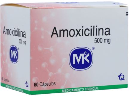 AMOXICILINA 500 mg X 10 CÁPSULAS MK