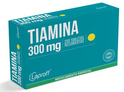 TIAMINA 300 mg SOBRE X 10 TABLETAS (LAPROFF)