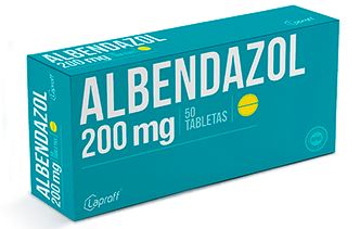ALBENDAZOL 200 mg  X 2 TABLETAS (LAPROFF)