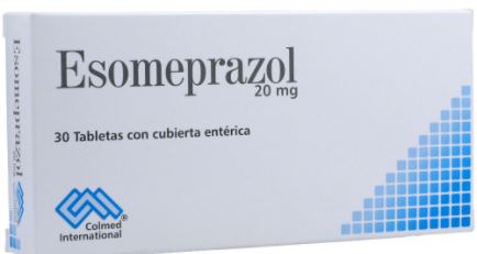 ESOMEPRAZOL 20 mg X 10 TABLETAS  (COLMED)