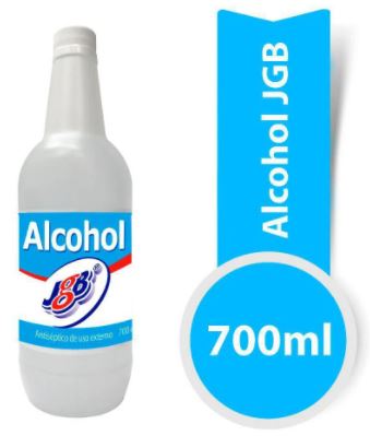 ALCOHOL ANTISÉPTICO X 700 ml (JGB)