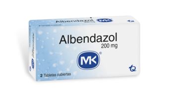 ALBENDAZOL 200 mg CAJA X 2 TABLETAS MK