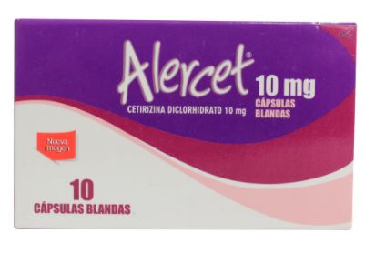 ALERCET 10 mg X 10 CÁPSULAS