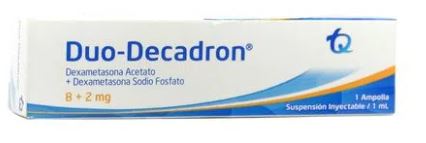 DUO-DECADRON 8+2MG AMPOLLA