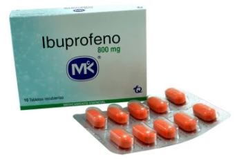 IBUPROFENO 800 mg X 10 TABLETAS MK