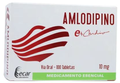 AMLODIPINO 10MG X 10 TAB (ECAR)