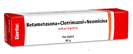 BETAMETASONA+CLOTRIMAZOL+NEOMICINA CREMA X 40 g GENFAR